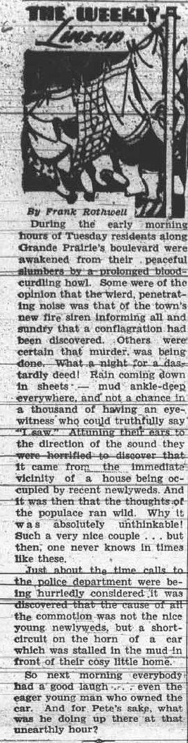 Grande Prairie Herald ~ July 20, 1939