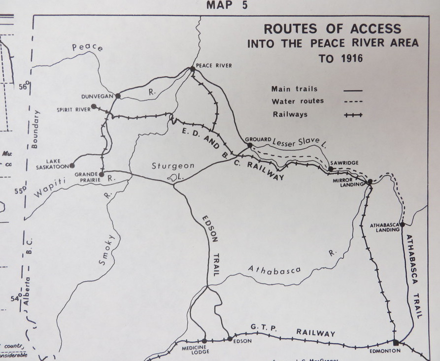 Map from the book "Pioneers of the Peace"