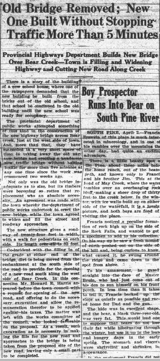 Grande Prairie Herald ~ April 24, 1931