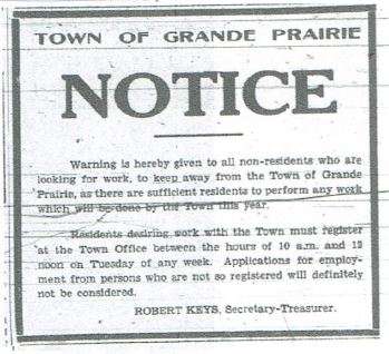 Grande Prairie Herald-Tribune ~ June 9, 1939