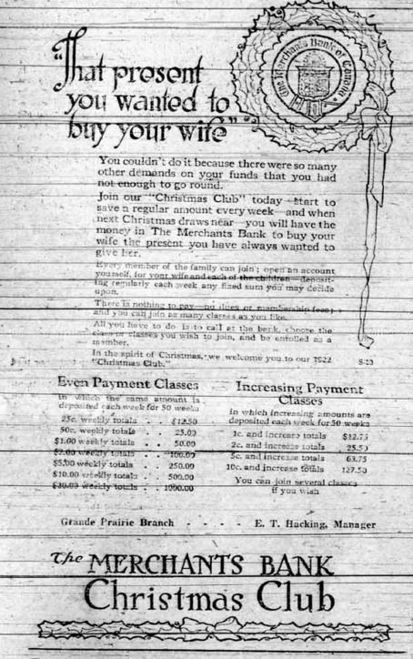 Grande Prairie Herald ~ January 3, 1922