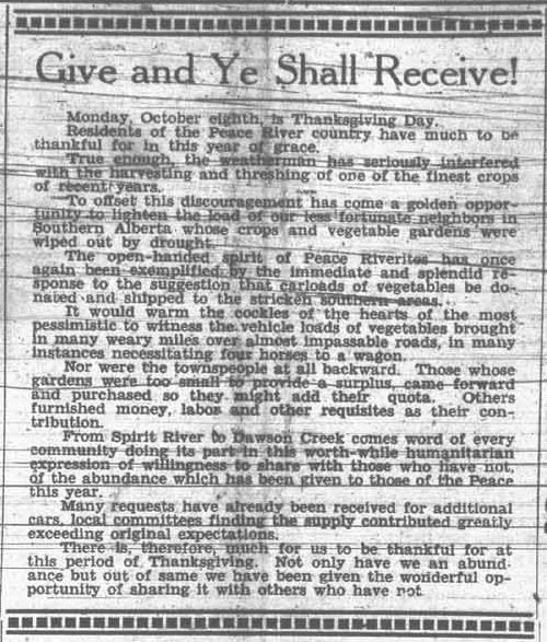 Grande Prairie Herald ~ October 5, 1934