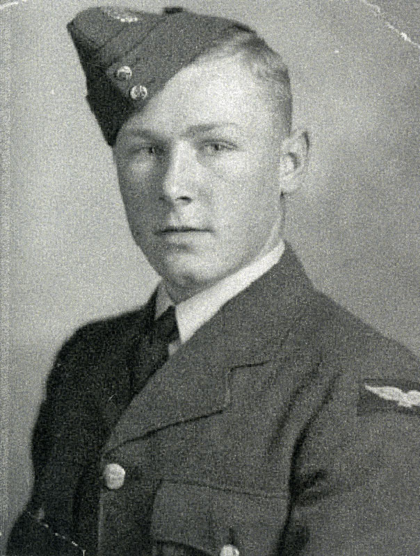 Ernie at 17 in 1942 when he joined the Air Force